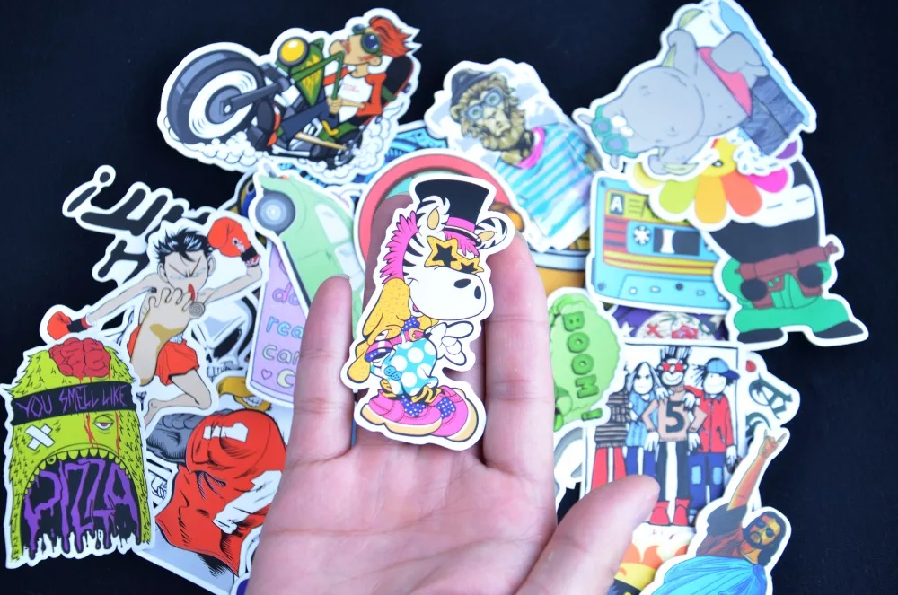 Разнообразные наклейки в стиле граффити 100шт/лот|decal sticker|sticker bombcar styling |