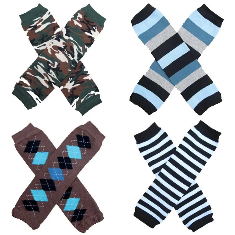 Boys leg warmers Camouflage Legs Warmers Stripes 4pairs/pack Sporty