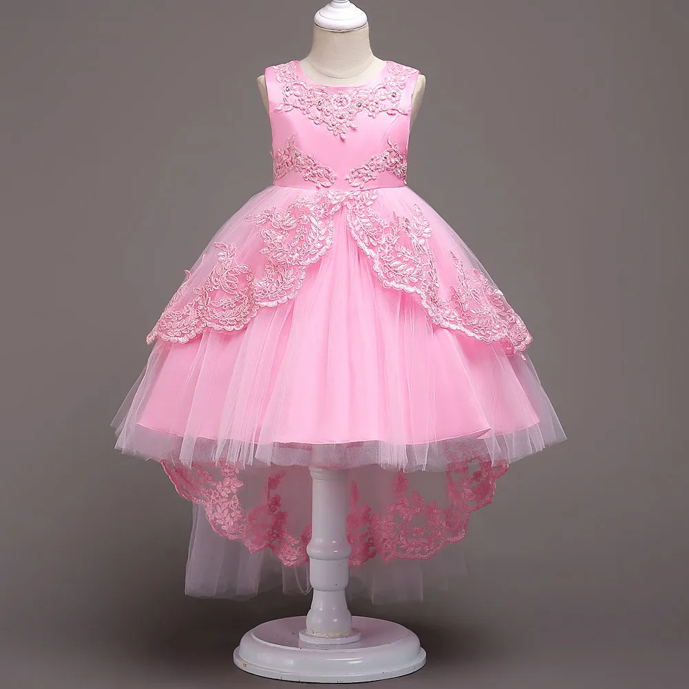 2018Flower Girls dresses for New Year clothes Party Baby Girls Sleeveless Big Bow Princess Wedding Dress Children Party Vestidos 2018Flower Girls dresses for New Year clothes Party Baby Girls Sleeveless Big Bow Princess Wedding Dress Children Party Vestidos