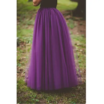 

Best selling women's ladies long tulle waist skirt high waist gauze elegant ball party waist skirt support custom