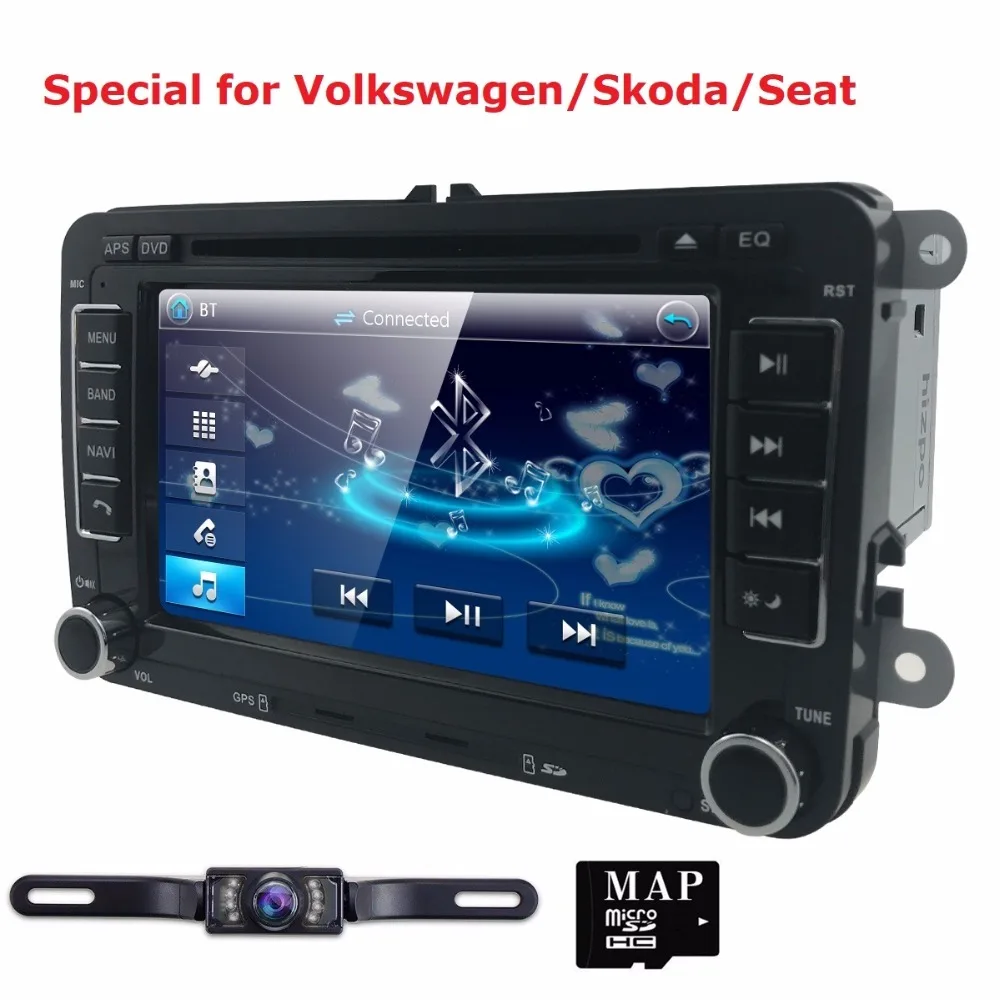 

7" 2 din Car DVD GPS built-in Can Bus for VW Volkswagen POLO PASSAT B6 Golf 5 6 support support Original VW UI bluetooth SWC CAM