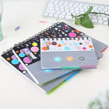 

New fashion Double coil Spiral notebook Creative A6 A5 A4 120 sheets Bisiness School Notebook Diary Office School Supplies Gift