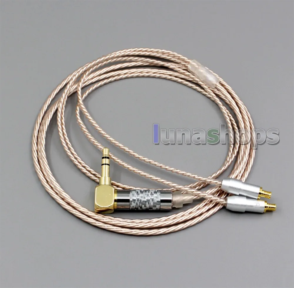 LN006364 Hi-Res посеребренный XLR 3,5 мм 2,5 мм 4,4 мм кабель для наушников для аудио Technica HDC112A ATH-SR9 ES750 ESW950