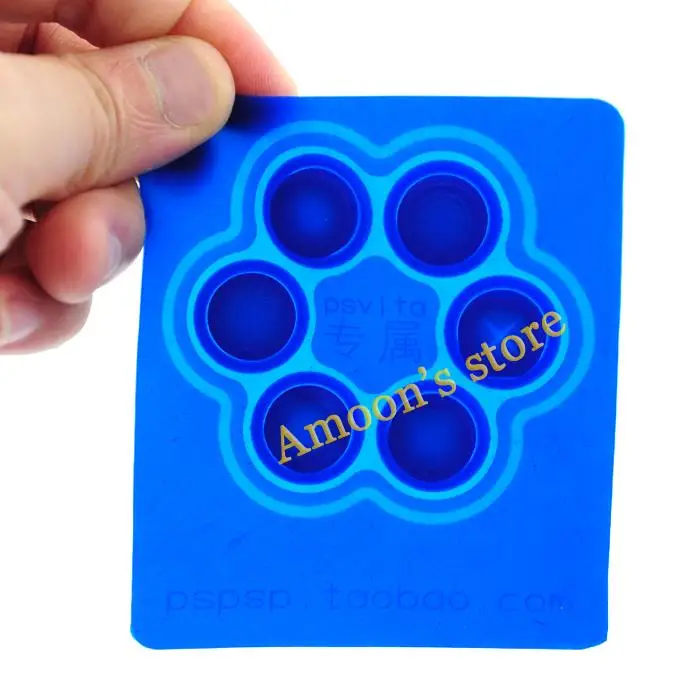 

1Set = 6 Pieces Silicone analog stick cap cover kit for PS Vita / 2000