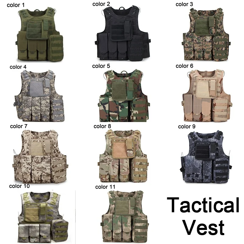 

Military Molle Assault Plate Carrier CS Wargame Hunting Body Armor Outdoor Rig Tactical Vest