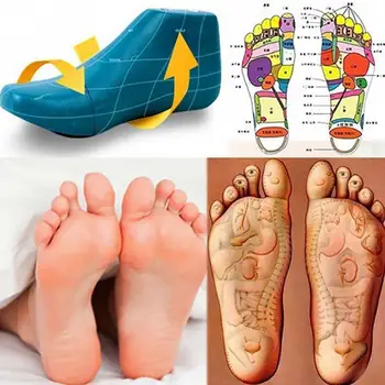 

1 Pair Massage Insoles Unisex Magnet Therapy Breathable Cuttable Shoes Insoles Cushion TK-ing