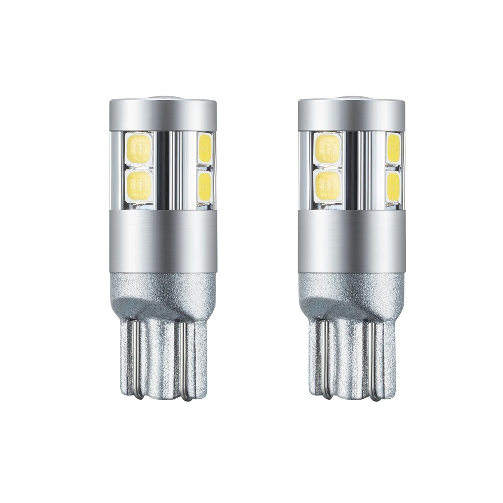 2x T10 w5w car lamp 9 smd 3030 E Auto reading parking fog marker rear light The width 194 168 12V 6000K White | Автомобили и