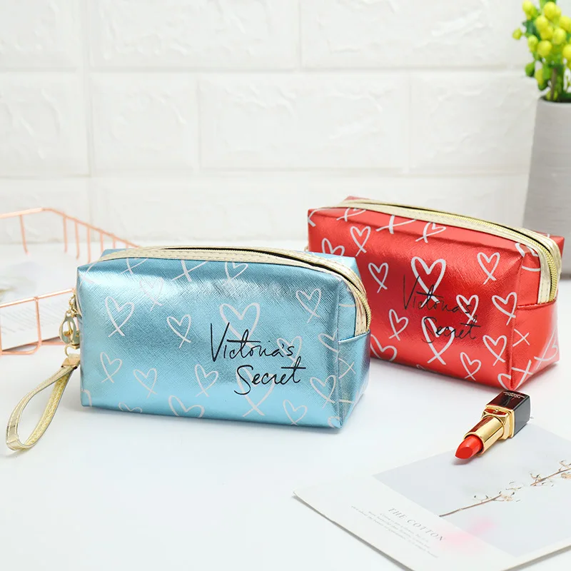 

Portable Love Printed Waterproof Storage Box Women Travel Toiletry Cosmetic Bag Handbag Evening Clutch Envelope Makeup Pouch
