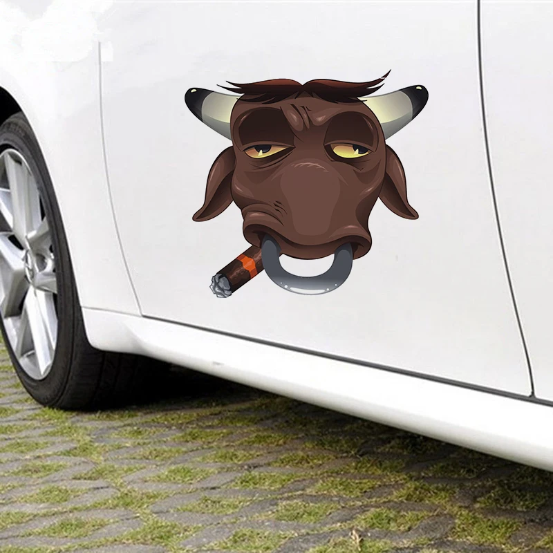 Rylybons 1PCS Colorful Car Stickers 3D Carton vinyl decals car window