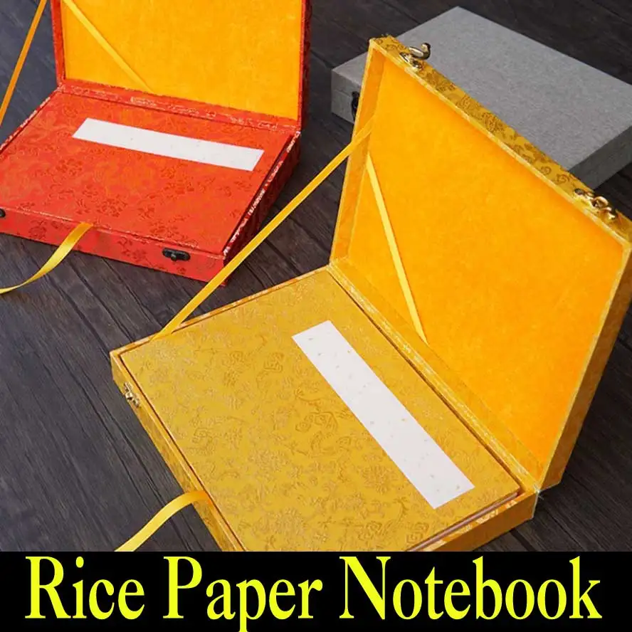 Китайская-рисовая-бумага-складной-блокнот-xuan-Бумажная-книга-для-рисования-каллиграфии-Набор-принадлежностей-для-рисования