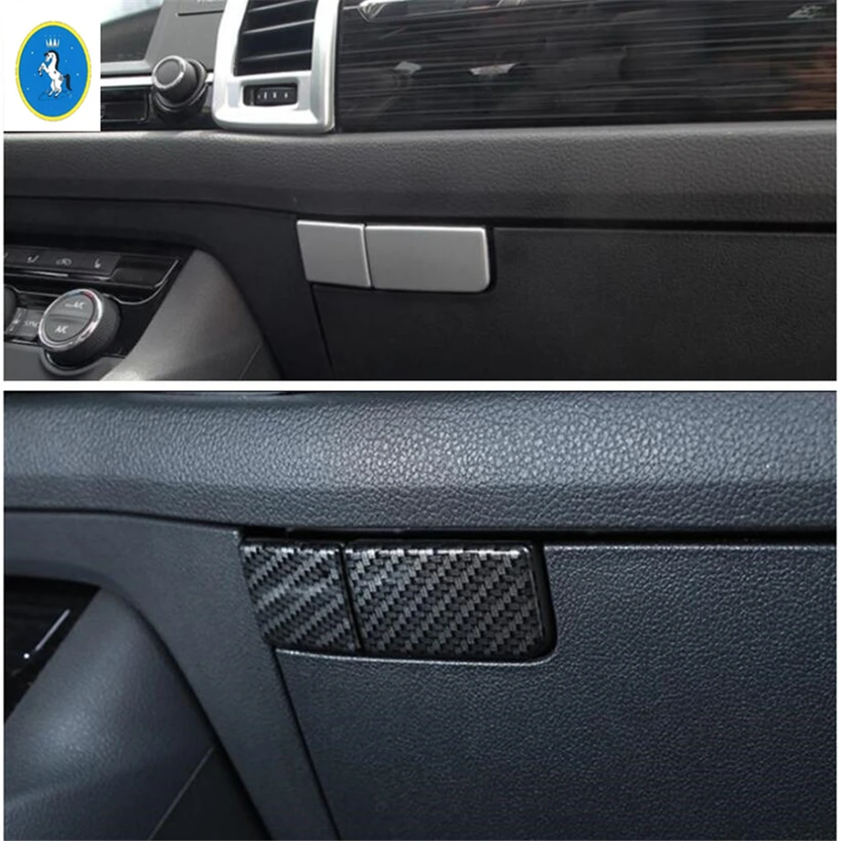 

Yimaautotrims Auto Accessory Glove Box Handle Copilot Storage Clasp Hand Bowl Cover Trim Fit For Skoda Kodiaq 2017 2018 2019 ABS