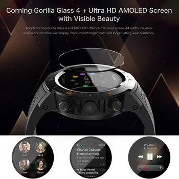 

Men Smart Watch Heart Rate Watch Sim Card GPS 4G 1+16GB 1.39 Inch Bluetooth Music Game Independent call Smartwatch PK z28 z29 J1