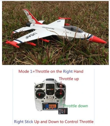 Rtf Rc Edf Jet Plane F16 50mm Rtf Ready 