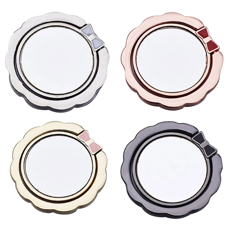 

2019 new 360 degree rotating beautiful mirror mobile phone ring bracket for iPhone6s 7 8p Xs max Xr