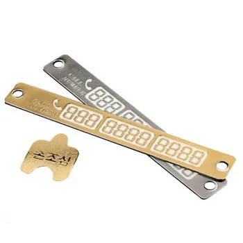 

Car Luminous Temporary Parking Card With Suckers And Phone Number Card Plate Wholesale Car Accessories For Ford Focus 2