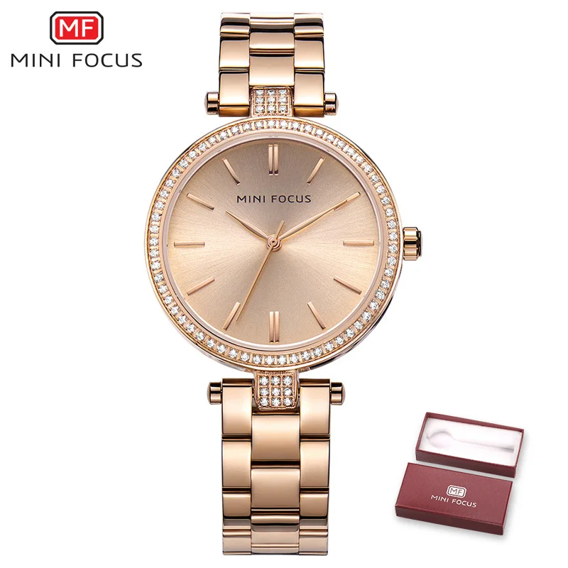 MINI FOCUS New 2018 Top Fashion Ladies Dress Quartz Watch Famous Brand Women Watches Female Clock Montre Femme Relogio Feminino