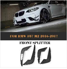 Губа-накладка боковые решетки для BMW F22 F23 F87 M2 2 двери 14-16 M235 М Спорт Кабриолет Стандартный 2 Подставка-тренога из углеволокна серия