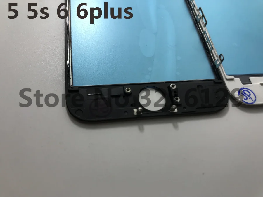 10 шт./лот сенсорная панель с рамкой для iPhone 6 6plus 5 5s 5c сенсорный экран дигитайзер