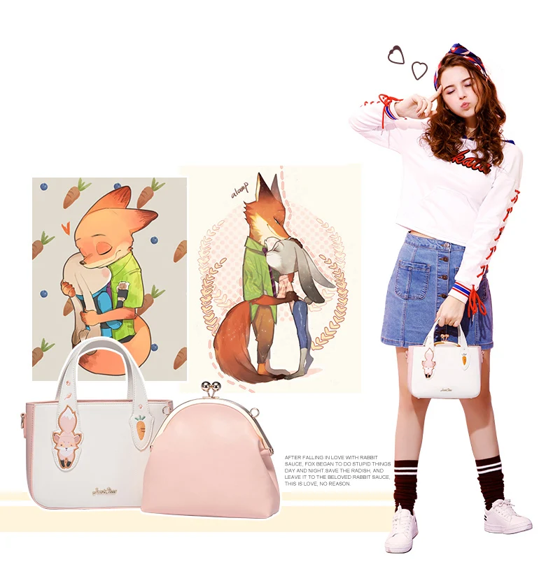 Just star women leather handbag 5