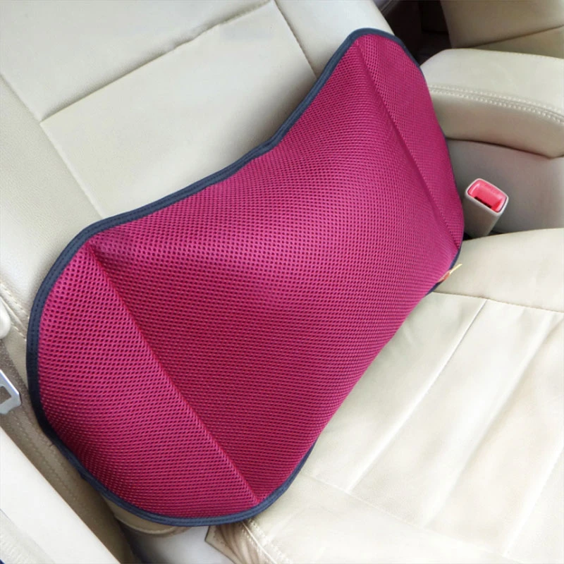 O Cojines para coche, Soporte para silla de oficina en casa, almohada portátil con bomba, almohadas masaje de malla extraíbles negras| Soportes de asiento| - AliExpress