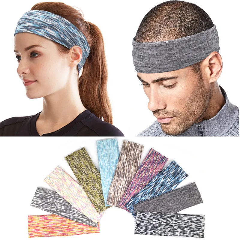 

High elasticity Unisex Sports Hair Band Headband Quick Dry Sweatband Yoga Running Gym Racing Absorbent Hairbands Headwrap