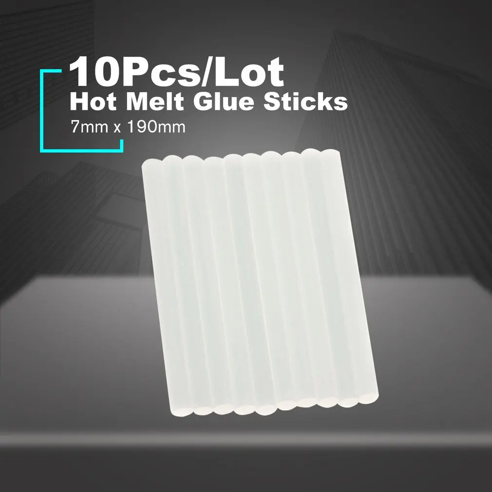 

10Pcs/Lot 7mm x 190mm Hot Melt Glue Sticks Electric Glue Gun Craft Album Repair Tools for DIY Manual Toy repair