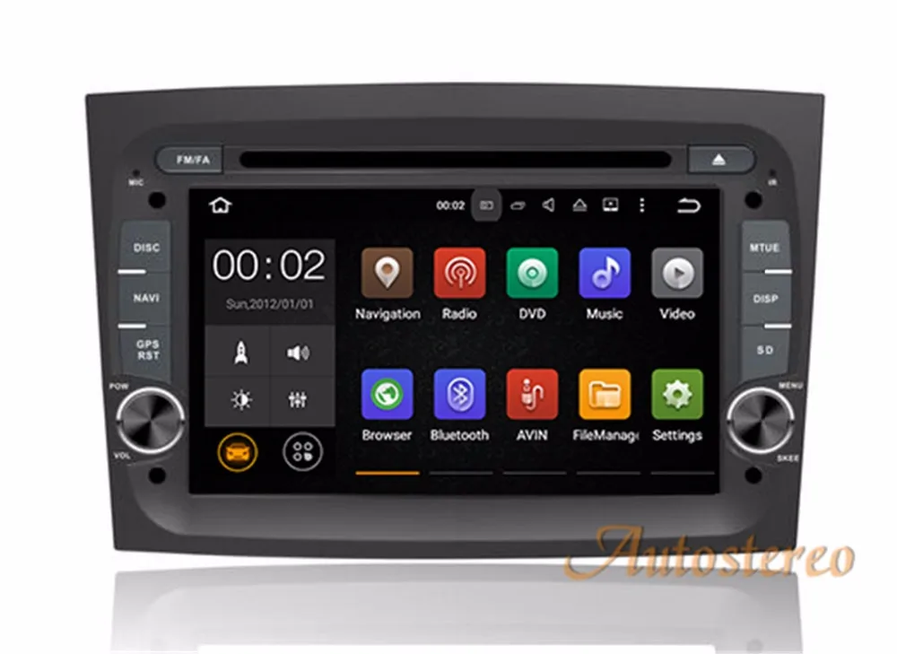 

Android8 32GB Android7.1 Car DVD Player GPS Navigation Headunit for FIAT DOBLO 2016 2017 Auto Stereo Unit Vehicle Multimedia Pad