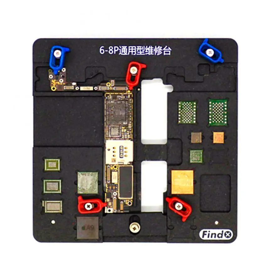 Высокая термостойкость PCB Материнская плата испытательное приспособление джиг держатель обслуживания ремонт платформы для iPhone 8 Plus/8/7