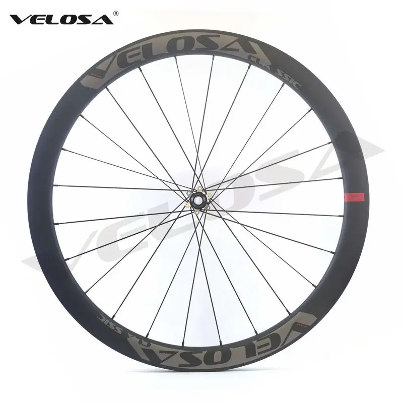 Velosa CX45-SL дорожный мотоцикл дисковый тормоз с дисковыми тормозами, 45 мм с прямыми закраинами, 700C Велокросс гравия колеса, бескамерная автомобильная шина готова 6-bolt/Центральный замок