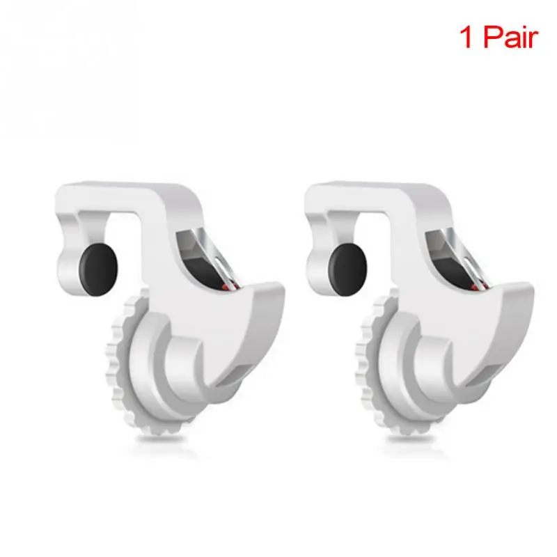 White For Rule of Survival/Knives Gaming Trigger Aim Key Shooter Trigger Smart Phones Games Controller - Цвет: White