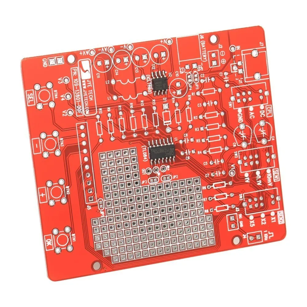 Цифровой мини осциллограф JYE Tech 1MSa/s 0 200 кГц DSO138 набор сделай сам части SMD