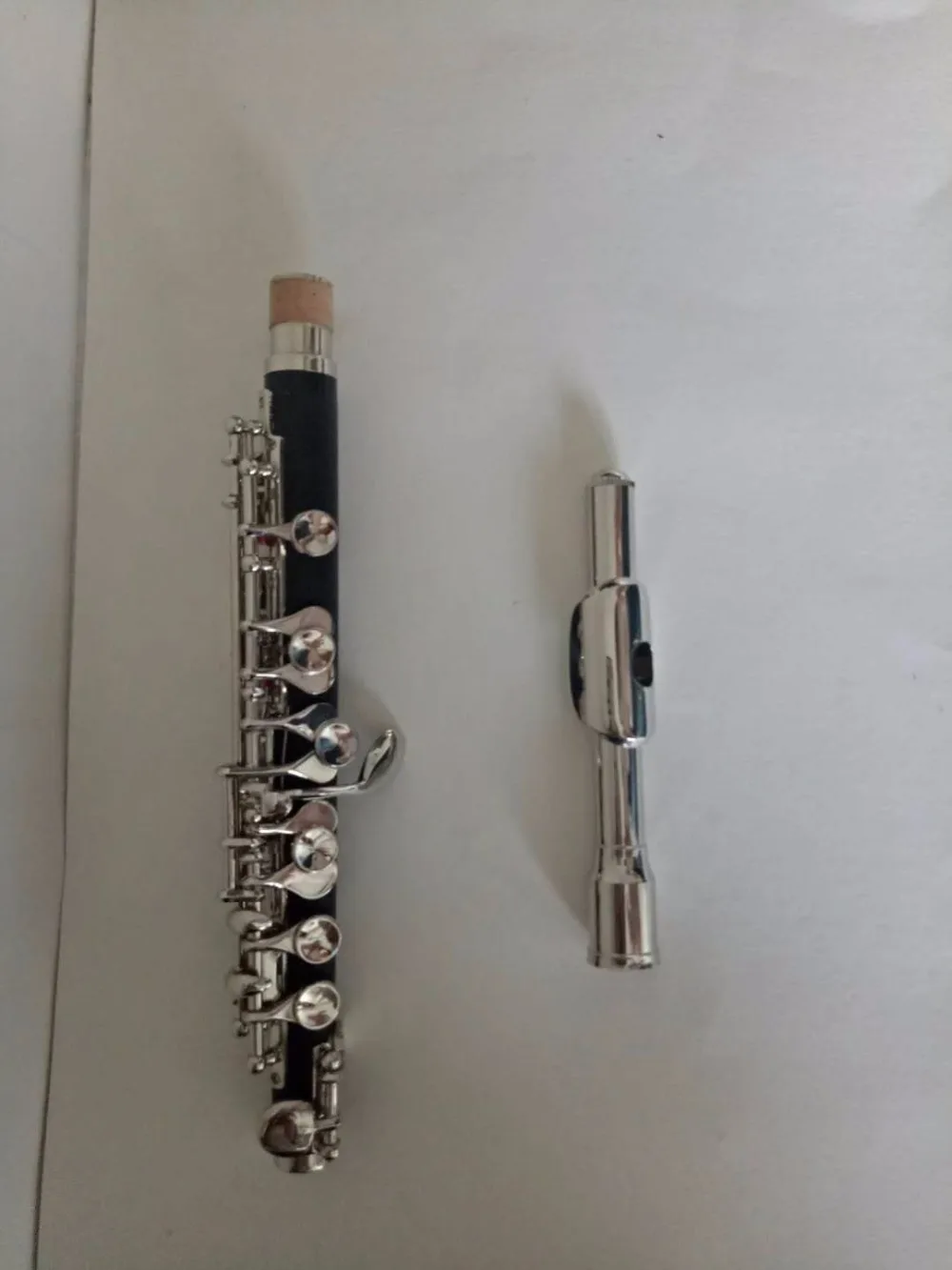 Piccolo Ottavino полуразмер флейта из мельхиора посеребренный C Ключ тон с тряпка для полировки Чистящая палочка Коробка Чехол