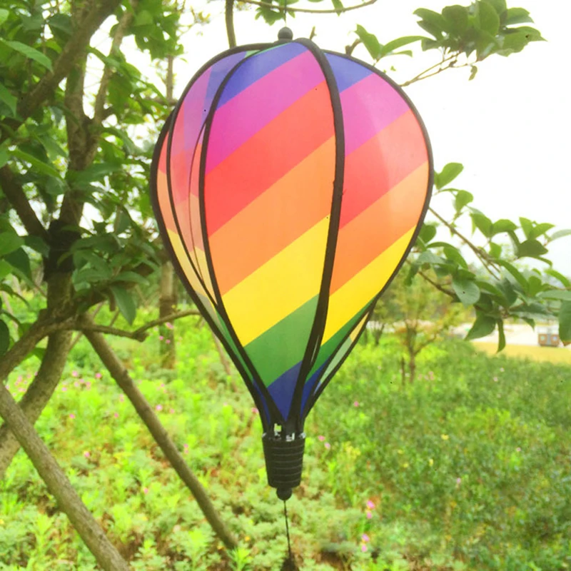 1 шт., радужные полосатые ветрозащитные воздушные шары, детские игрушки для улицы, Прямая поставка