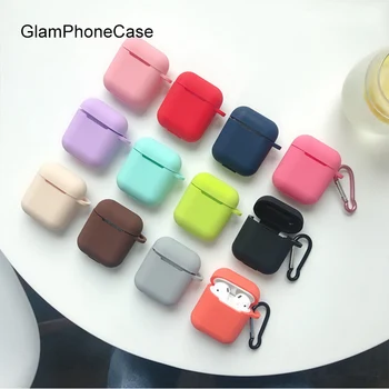 

GlamPhoneCase Multiple Solid Colors Airpods1/2 Generation Protective Cover Apple Wireless Bluetooth Headset Box