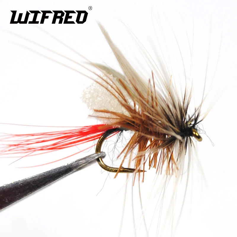 Wifreo 10 шт. 14 # белый пенопластовый хвост для рыбалки форели Caddis Сухой Мушки