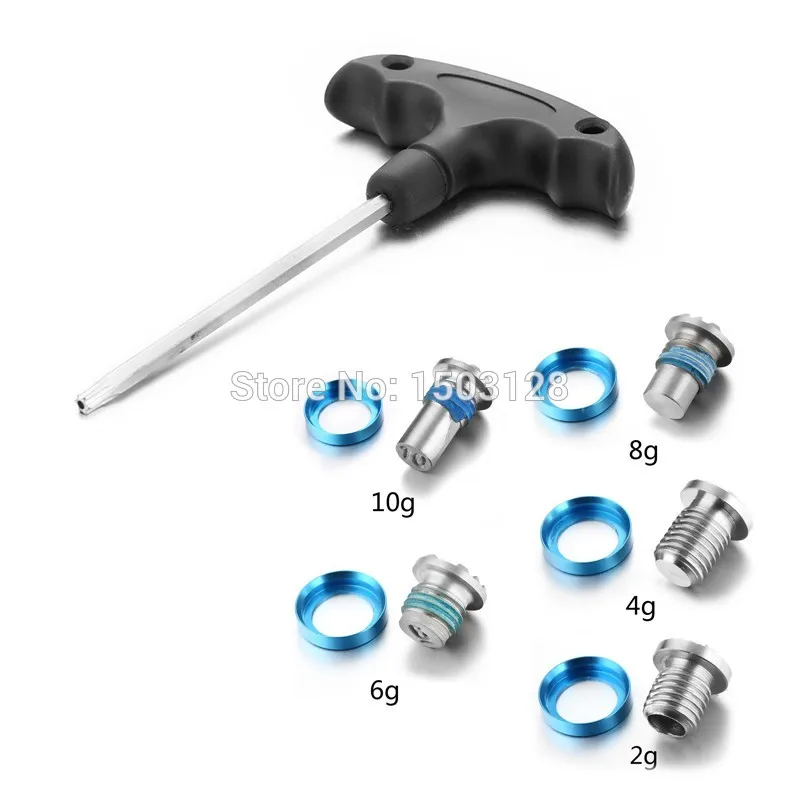 Новый Набор 5 шт. 2 г 4 г 6 г 8 г 10 г (зеленый Золотой Синий) весов Винт Для ТМ RBZ RBZ Этап 2 Водителя SLDR FW Head