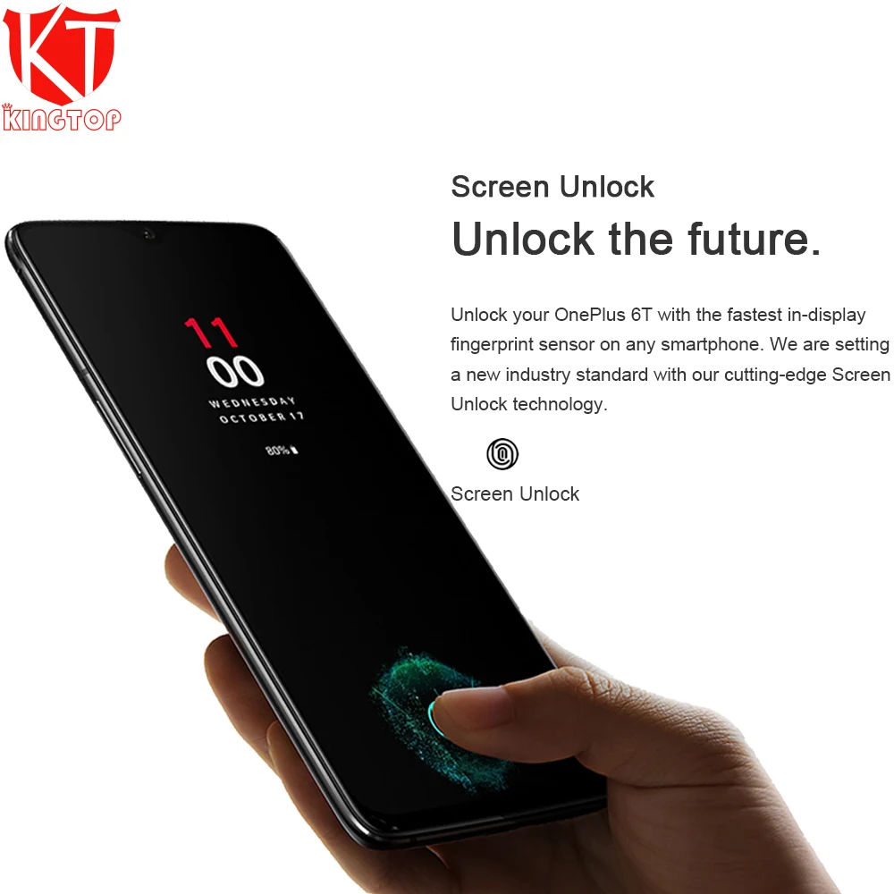 Новый оригинальный Oneplus 6T Мобильный телефон 6 ГБ ОЗУ 128 Гб ПЗУ Восьмиядерный