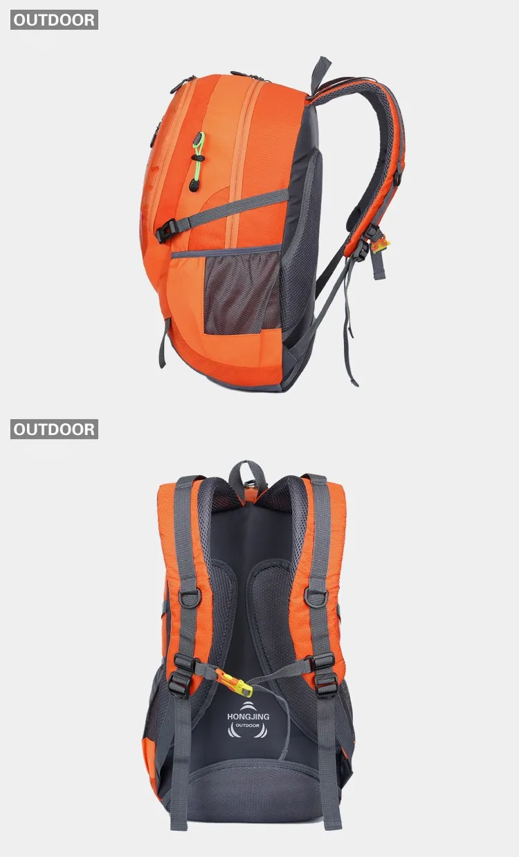2018 Новая Мода Оранжевый Рюкзак Для женщин Для мужчин Водонепроницаемый пакет рюкзак ранец Для Мужчин's Рюкзаки Bolsas Mochila высокое качество Z049