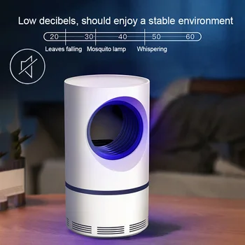 

USB Electric Fly Mosquito Trap Light Electric Mosquito Killer Lamp Bug Zapper Mosquito Insect Killer Pest Control Repellent