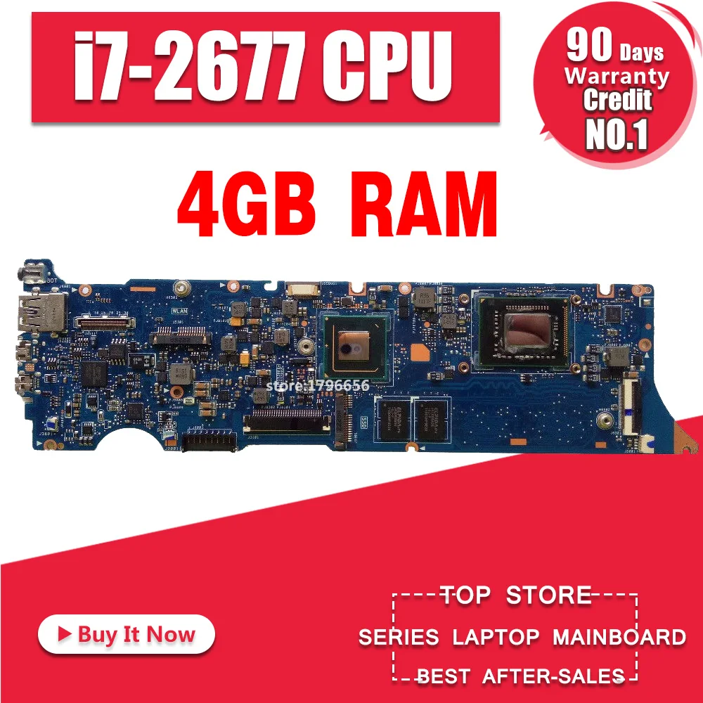 UX31E اللوحة REV3.2 i7-2677 4g الذاكرة ل ASUS UX31E اللوحة المحمول UX31E اللوحة اللوحة UX31E الاختبارات 100% موافق