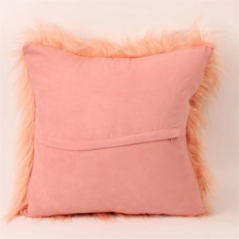 Plush Furry Cushion Cover Throw Pillow Case Home Bed Room Sofa Decor14