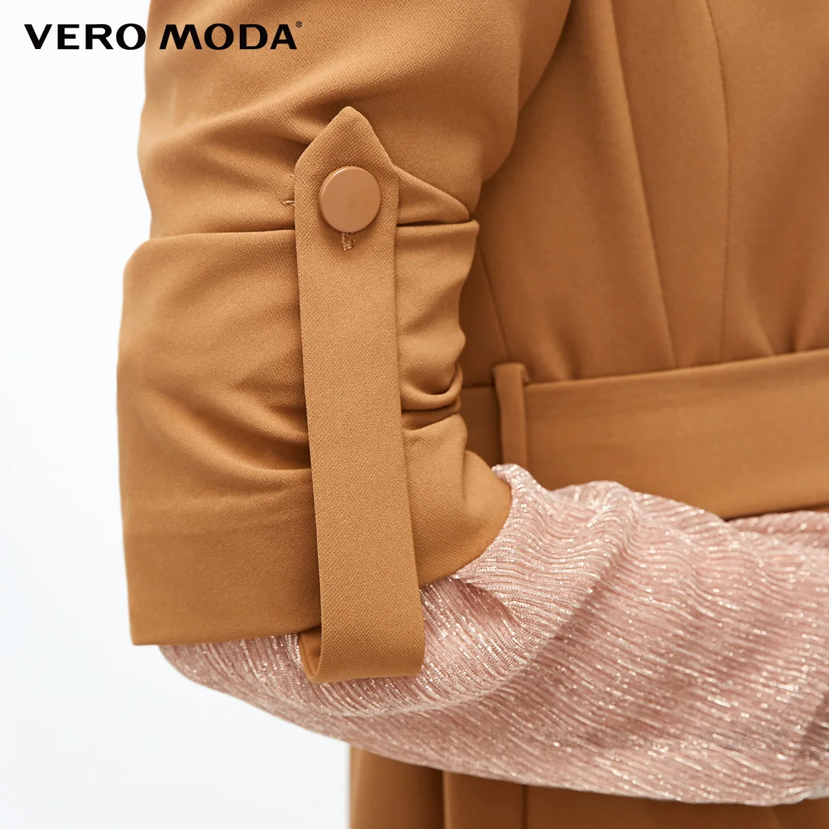 Vero Moda женское приталенное пальто с разрезом на одной пуговице | 318421503