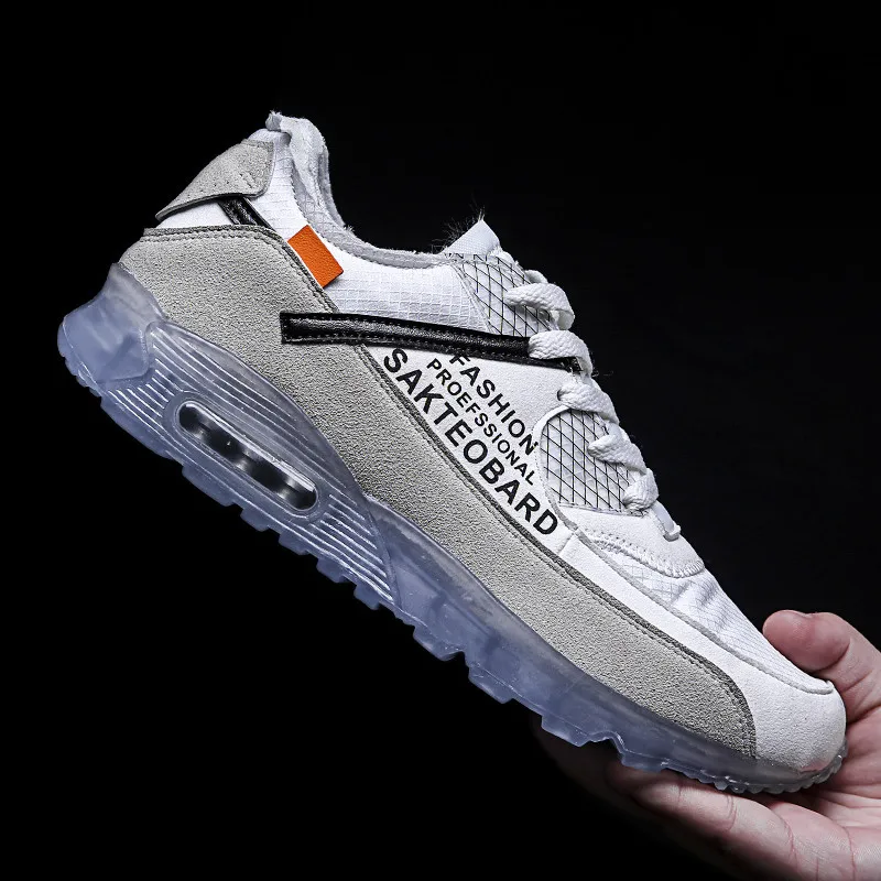 

VSIOVRY 2019 New Air Cushion Running Shoes Men Women Breathable Sneakers Non-Slip Outdoor Walking Jogging Sport Shoes for Men