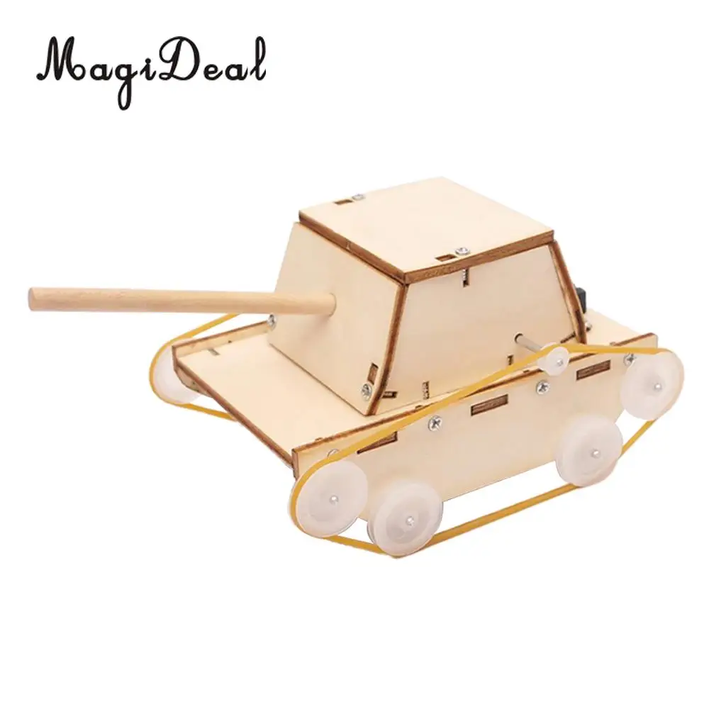 DIY Electric Motor Kids Educational Toy Car Robot Tank Motor Gadget Kit Model for Early Physical Learning Children Science Toys	