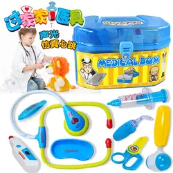 2149 детский дом игрушки 9 Бумага множество принести акустооптического медицины коробка мальчик девочка доктор медсестра Моделирование