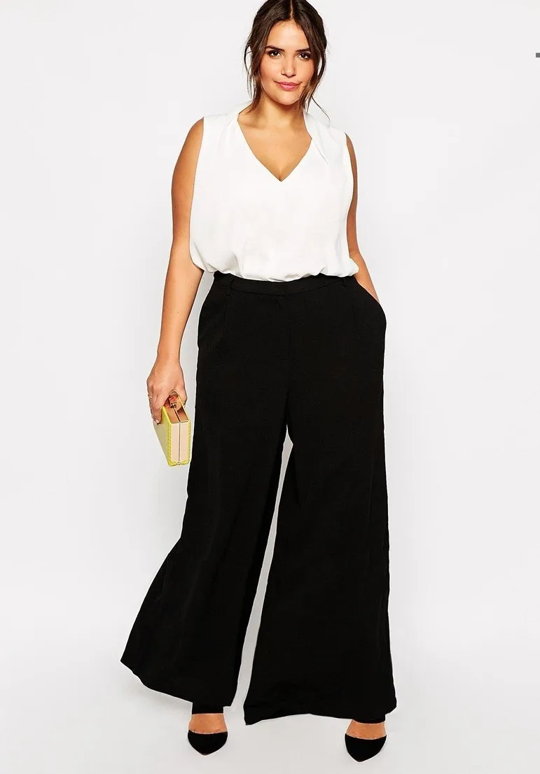 Юбка брюки с блузкой - 97 фото