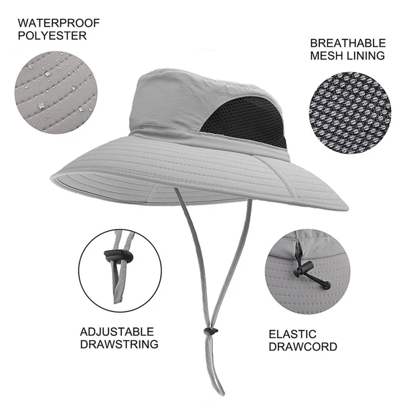 Открытый Летний кемпинг рыбалка спортивный головной убор солнце хорошая защита туристическое снаряжение солнцезащитный козырек пляжная шляпа с защитой от воздействия УФ-излучения