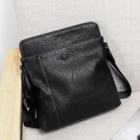 Kangourou-Sac à Bandoulière en Cuir pour Homme, Marque de Luxe, Business Décontracté, Sac à Main, Initié, Grande Capacité 6