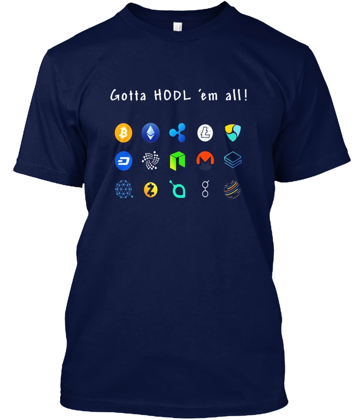Ethereum Bitcoin Litecoin Gotta Hodl Em Popular Tagless Tee T-Shirt Ethereum Bitcoin Litecoin Gotta Hodl Em Popular Tagless Tee T-Shirt