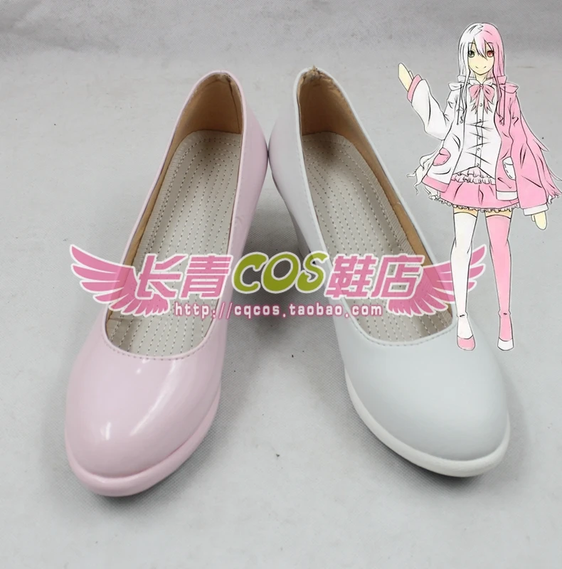 

Dangan ronpa Monokuma pink & white bear short Cosplay Anime lolita punk japanese boots cosplay shoes
